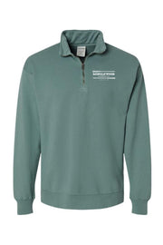 Minglewood Harborside Garment-Dyed Quarter-Zip Sweatshirt - Mens