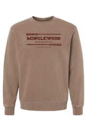 Minglewood Harborside Pigment-Dyed Crewneck Sweatshirt - Mens
