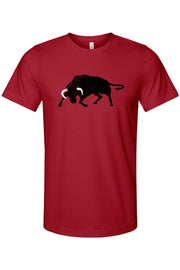 Pamplona Tapas Bar Red Cotton T-Shirt - Mens