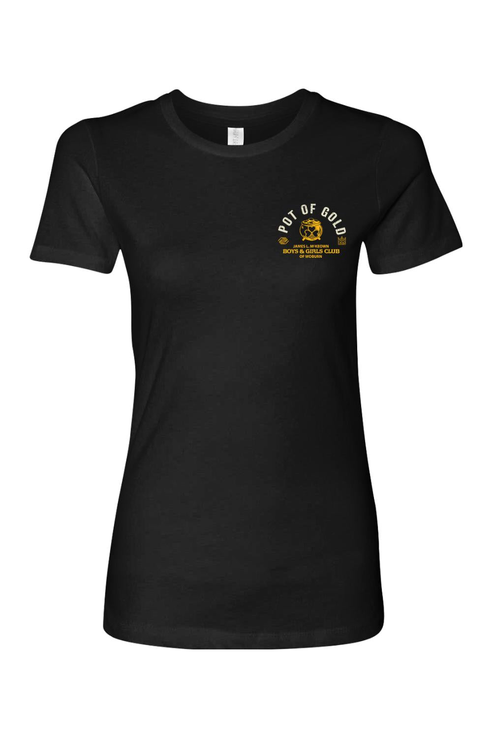 Pot of Gold 2025 & Lucky's Irish Red Launch Party - Supporting McKeown Boys & Girls Club of Woburn - Women's T-Shirt