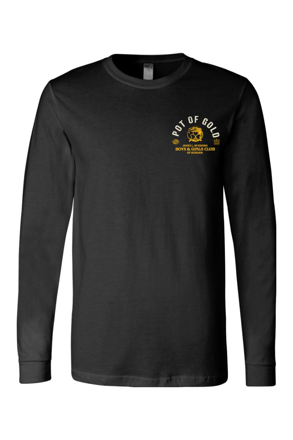 Pot of Gold 2025 & Lucky's Irish Red - Supporting McKeown Boys & Girls Club of Woburn - Mens Long Sleeve T-Shirt