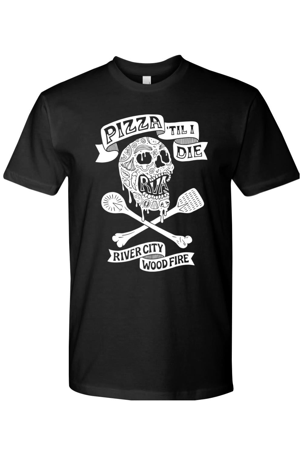 River City Mens Cotton Tee - Pizza 'Til I Die