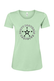 Scott Brothers Barbecue Black N' White Star Logo Cotton Tshirt - Women's