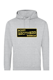 Scott Brothers Barbecue Black N' Yellow Logo Hoodie - Mens