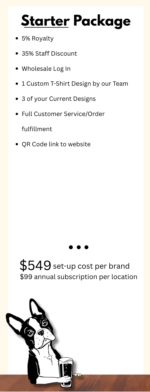 Membership Package & Subscription - Starter