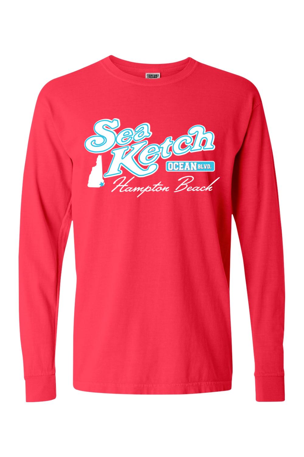 Sea Ketch Ocean Blvd. Comfort Colors Long Sleeve T-Shirt - Mens