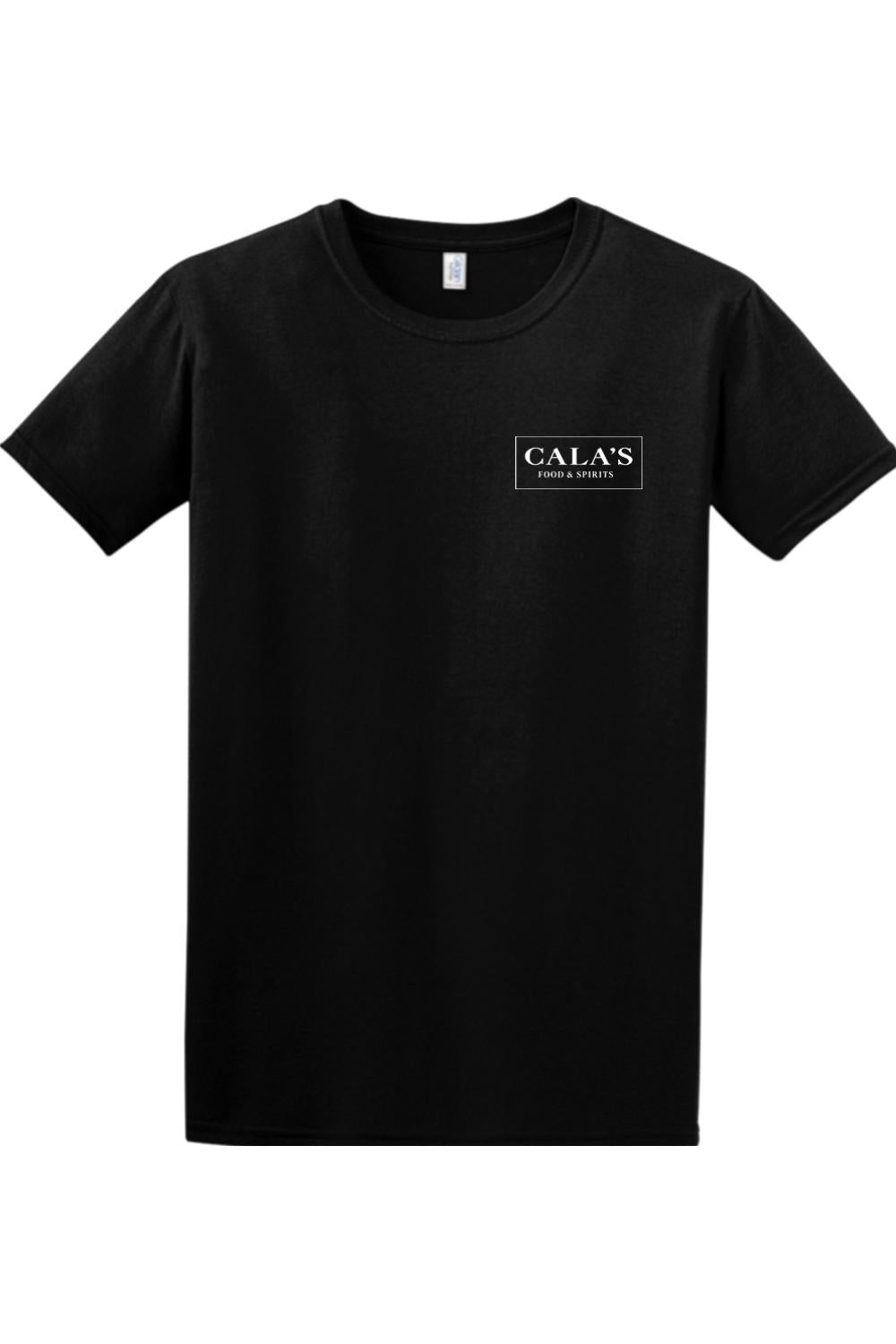 Staff Uniform - Cala's Mens Cotton T-Shirt - Grateful By The Sea