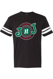 Staff Uniform - Jake n JOES Retro Circle Football Jersey 100% Cotton T-Shirt - Mens