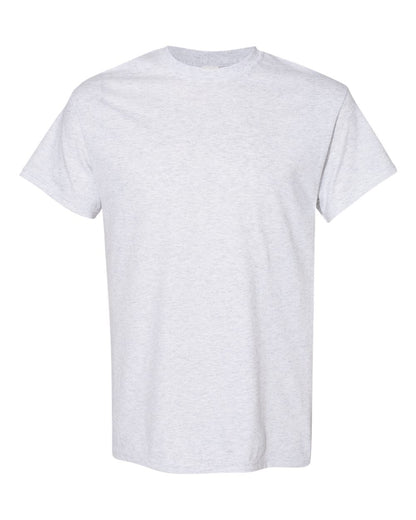 Ash Grey men's classic fit crewneck t-shirt made from a comfortable cotton-polyester blend.