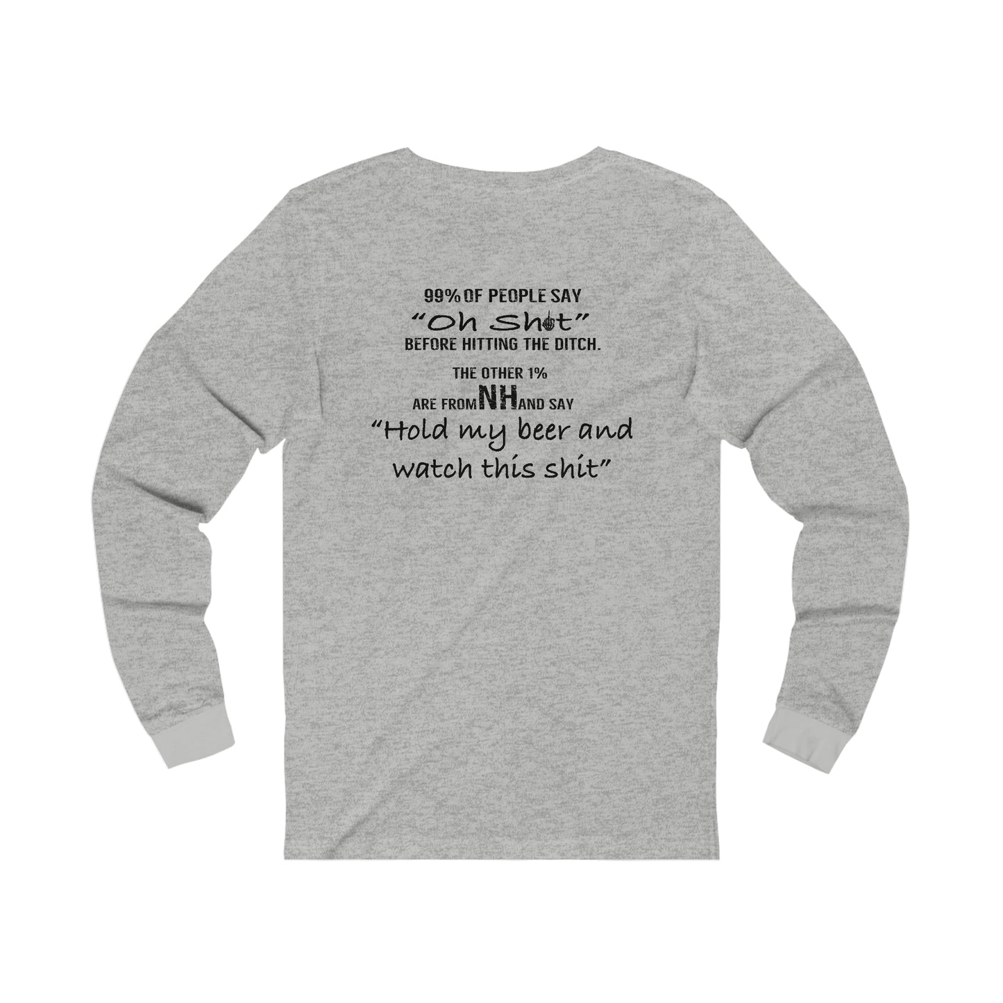 Full Send, Hold My Beer Unisex Jersey Long Sleeve