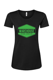 Warehouse Green Cotton Blend T-Shirt - Women's