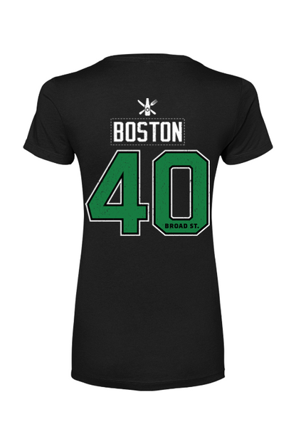 Warehouse Kitchen + Sports Bar Boston Clover Cotton Blend T-Shirt - Women's
