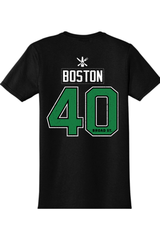 Warehouse Kitchen + Sports Bar Boston Clover Relaxed Fit Cotton T-Shirt - Unisex