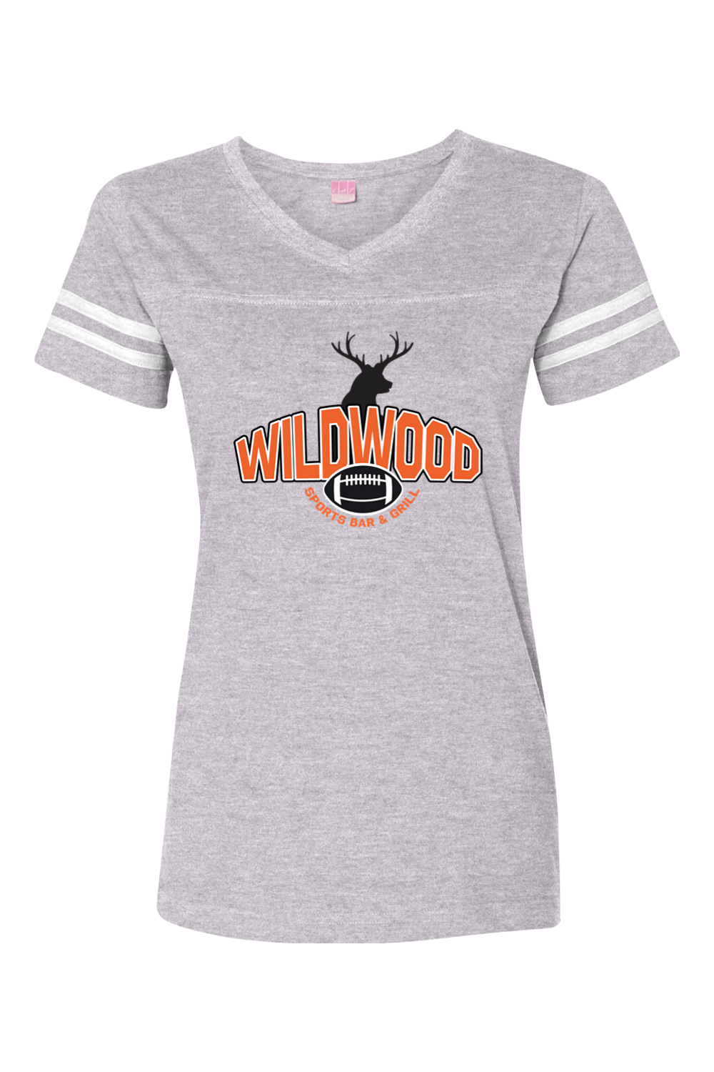 Wildwood Women's V-Neck Football Jersey Tee