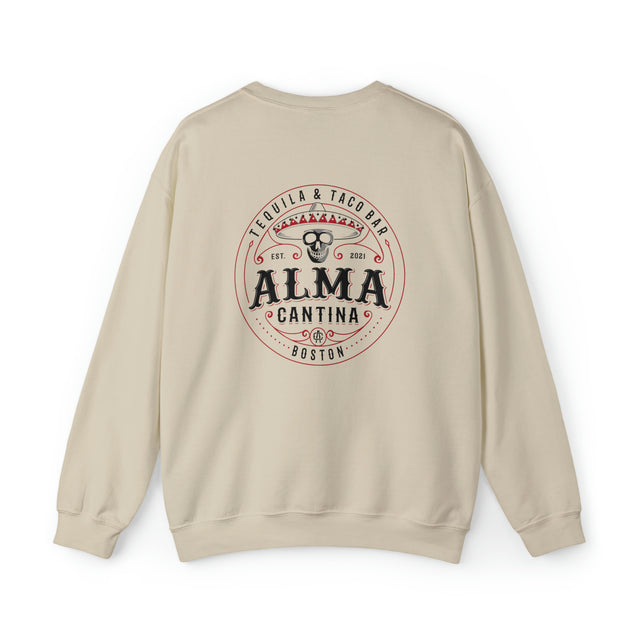 Alma Cantina Crewneck Sweatshirt - Classic Logo Back