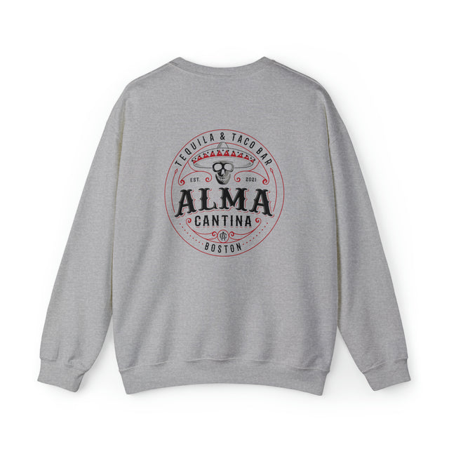 Alma Cantina Crewneck Sweatshirt - Classic Logo Back