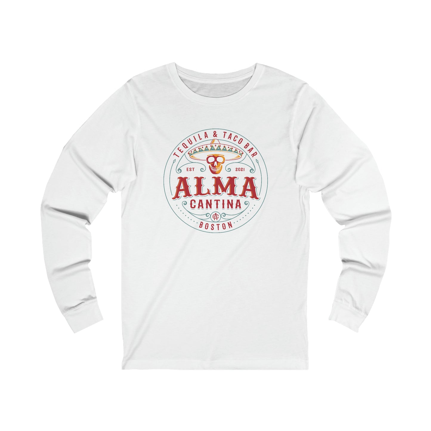 Alma Cantina Long Sleeve Unisex Graphic T-Shirt