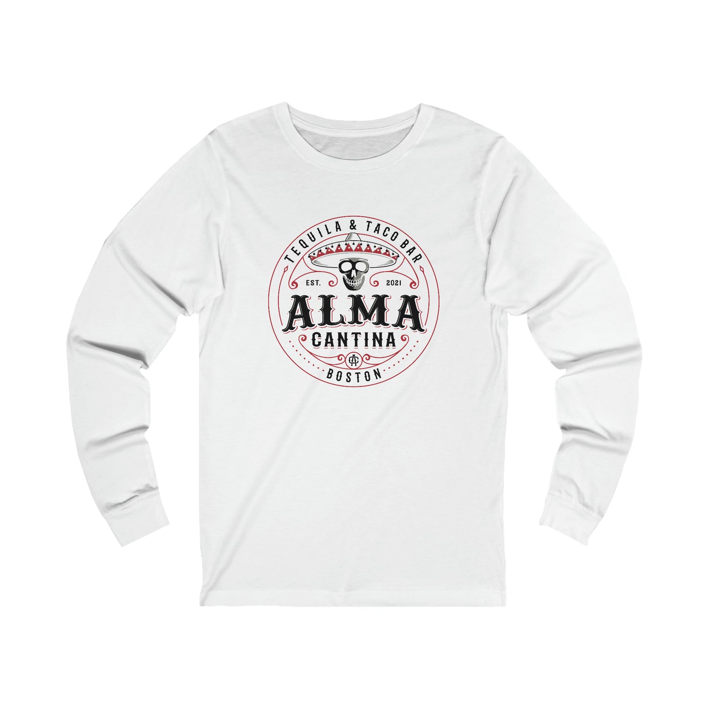 Alma Cantina Long Sleeve Unisex Graphic T-Shirt