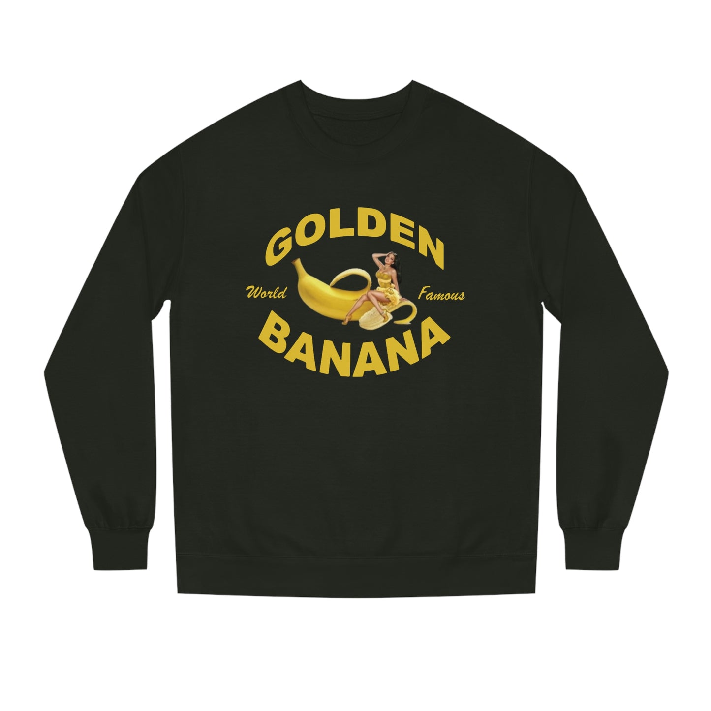 Golden Banana Unisex Crew Neck Sweatshirt