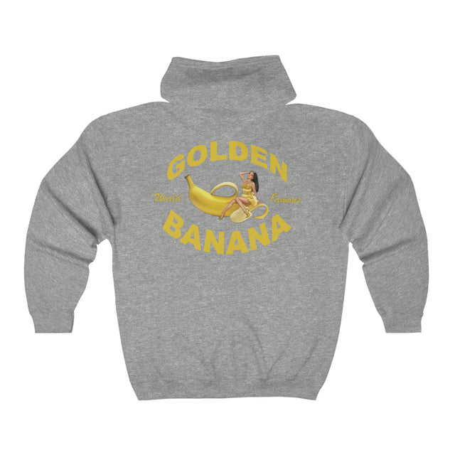 Golden Banana Unisex Heavy Blend Full Zip Hooded Sweatshirt
