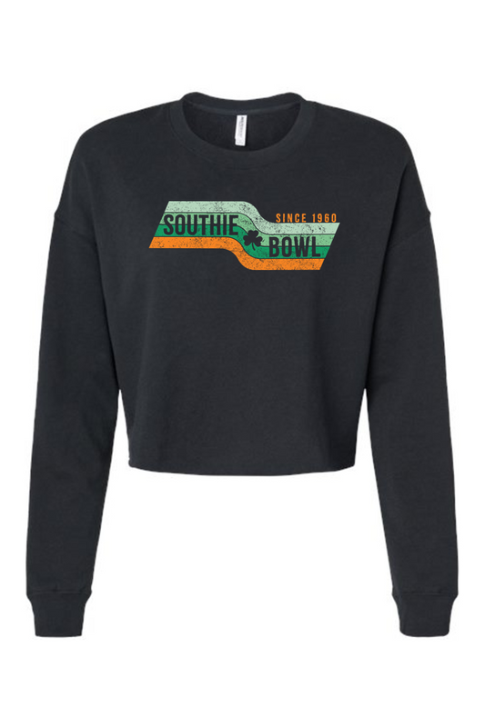 Southie Represent Women's Cropped Crew Pullover
