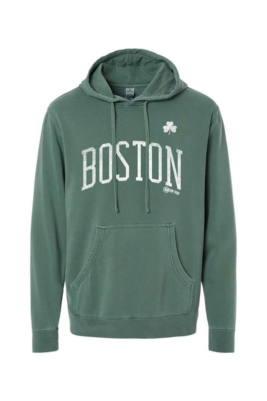 Boston Clover Pigment-Dyed Hooded Sweatshirt