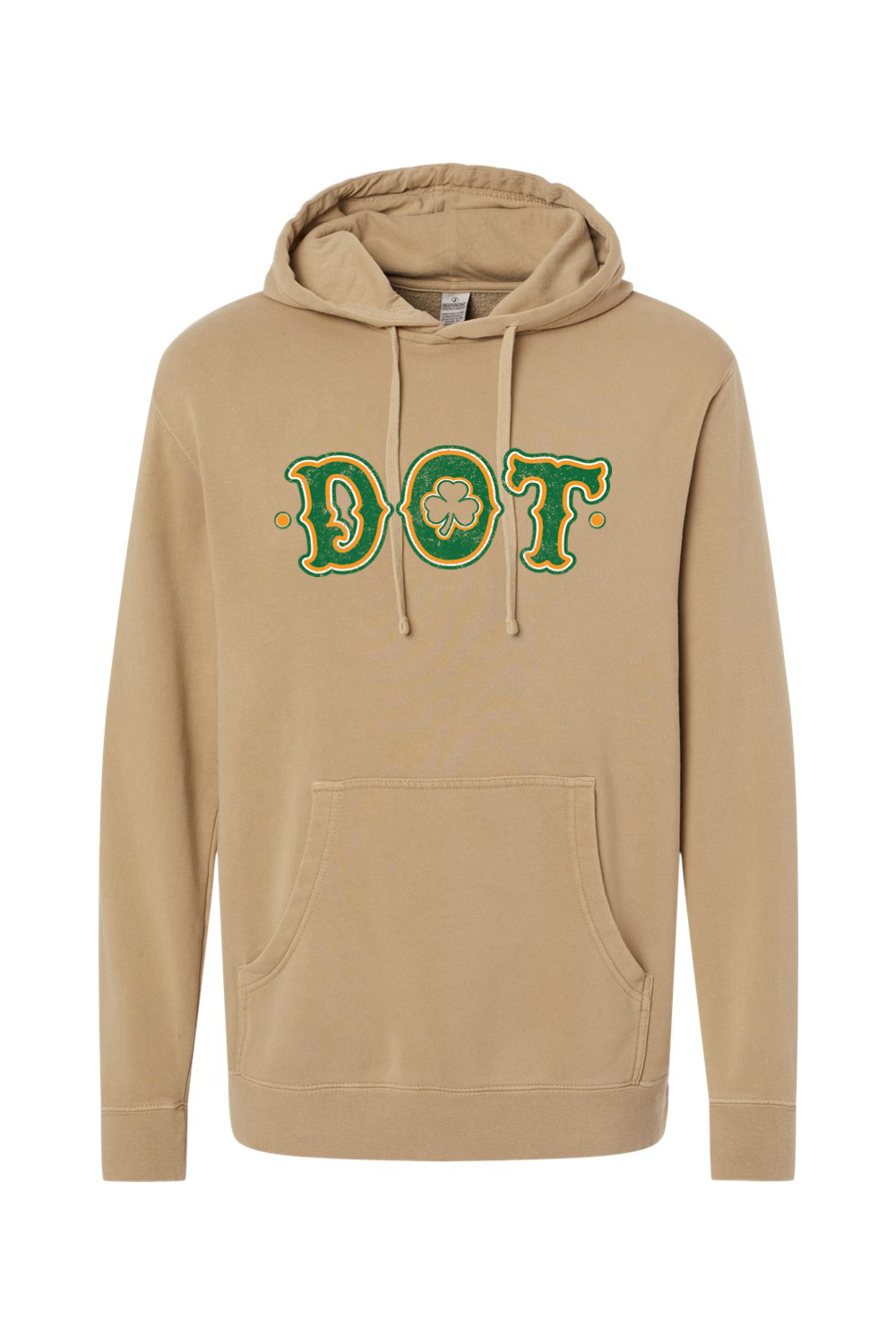 DOT Clover Pigment-Dyed Hooded Sweatshirt