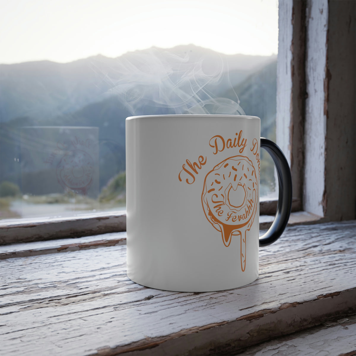 The Daily Donut - Color Morphing Mug, 11oz