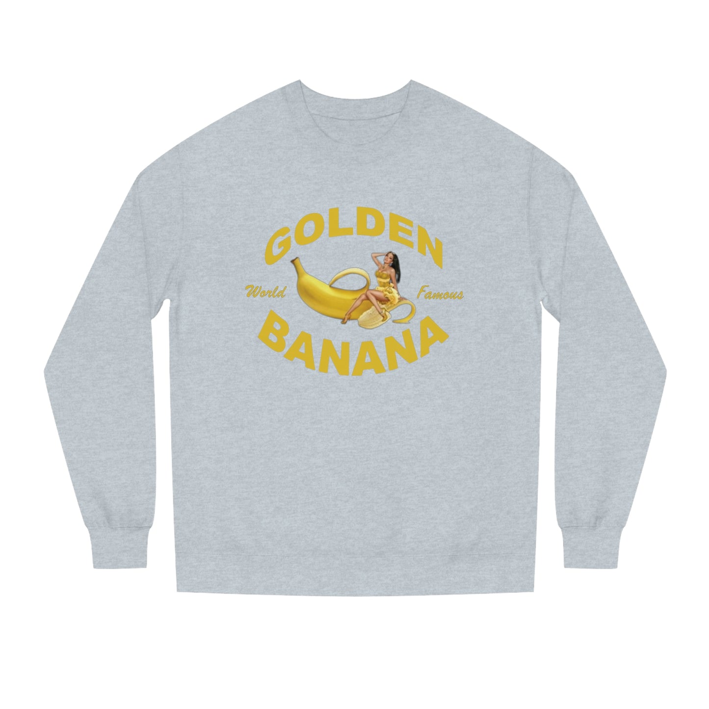 Golden Banana Unisex Crew Neck Sweatshirt