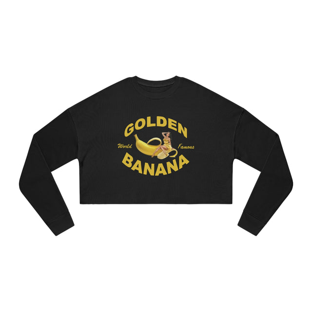 Golden Banana Women's Cropped Sweatshirt