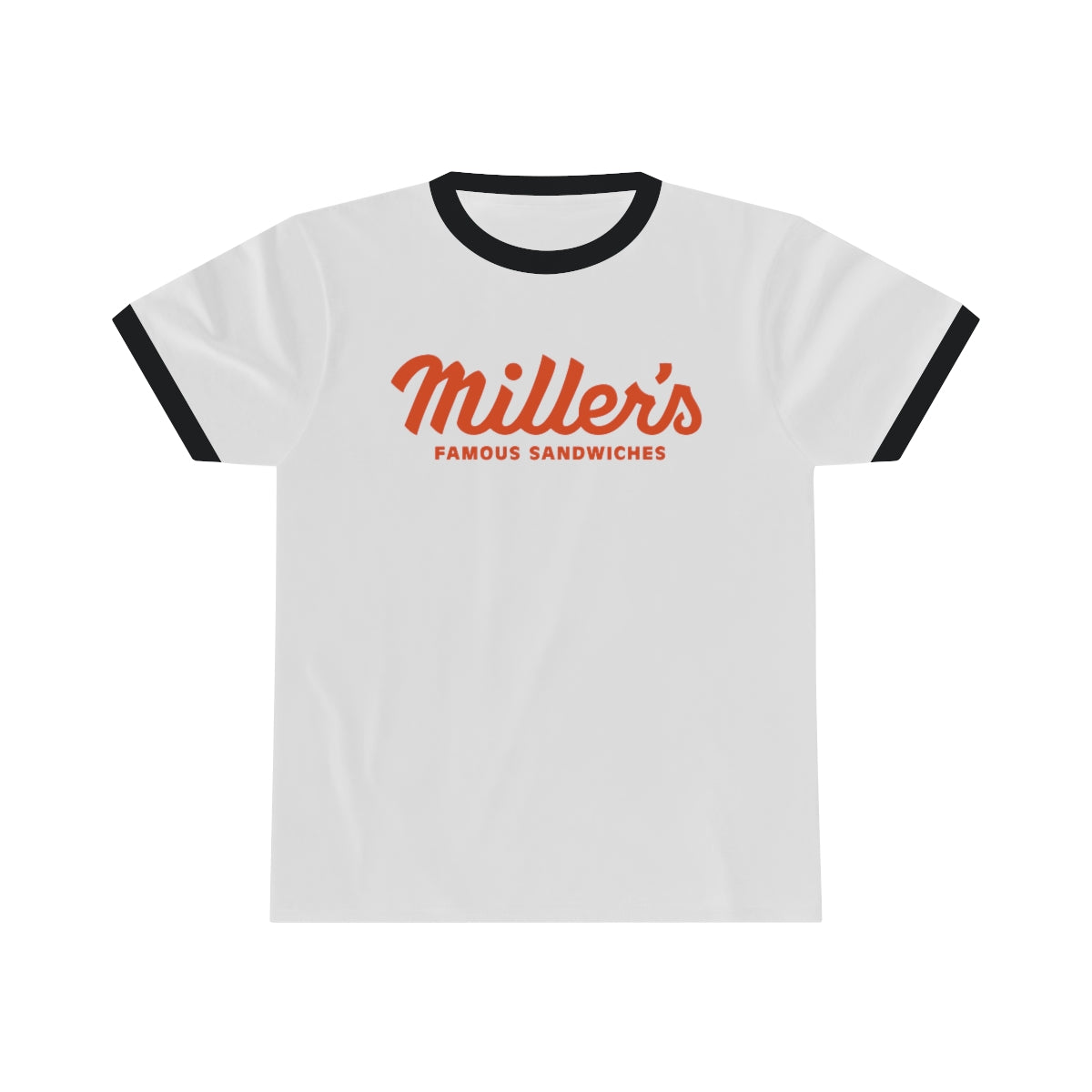 Millers Between Two Buns Unisex Ringer Tee